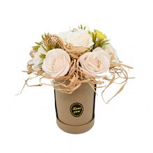 Arrangement with soap roses Flowers with Love