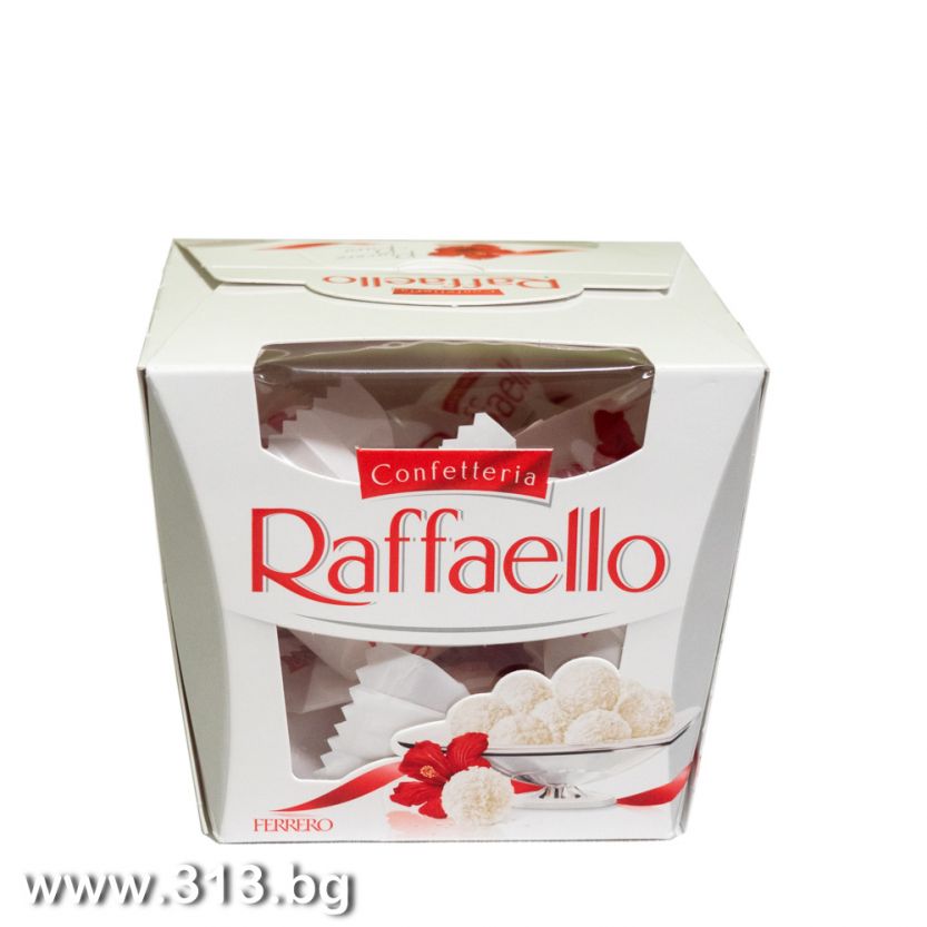 Доставка на Италиански бонбони Raffaello 150 гр.