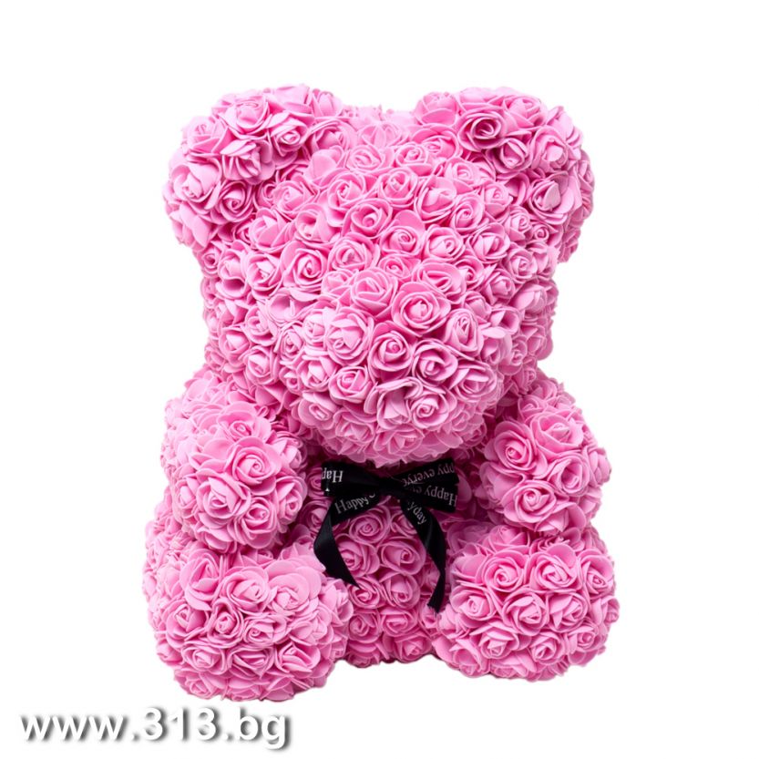 Доставка на Rose Teddy Bear in a Luxury Box, Rose Bear L Pink